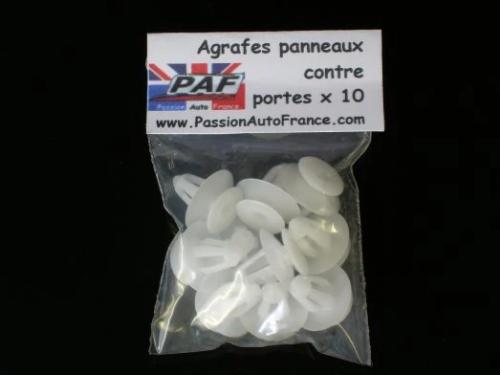 Agrafes panneaux contre portes