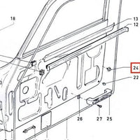 Agrafes panneaux contre portes