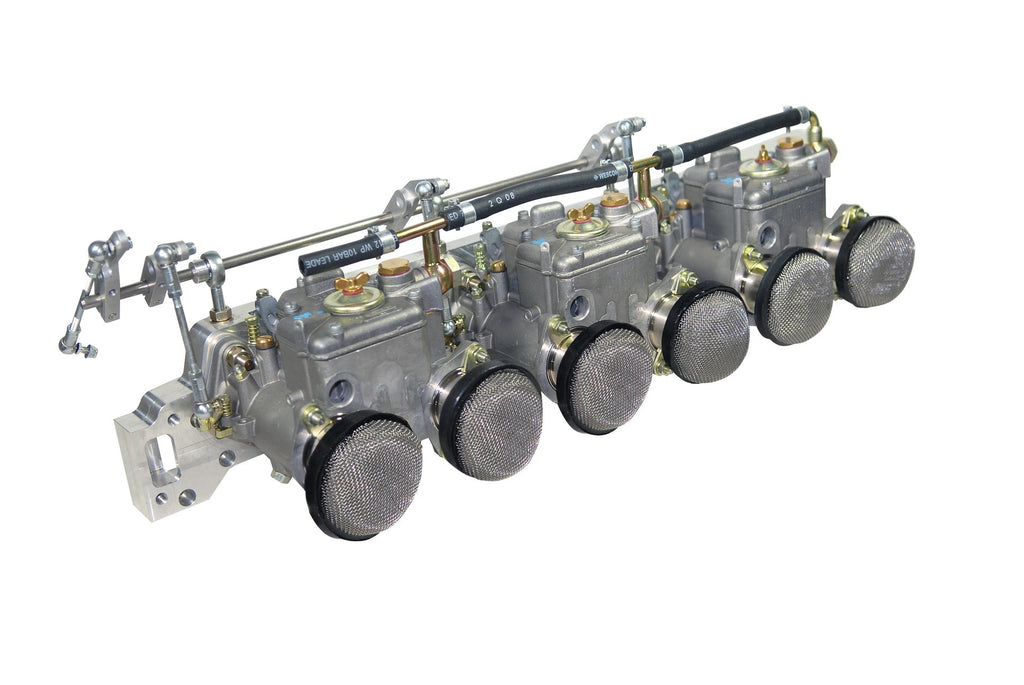 Kit conversion Triple Carburateurs WEBER DCOE pour BMW E30 M20 2.3 2.5 6 cylindres.