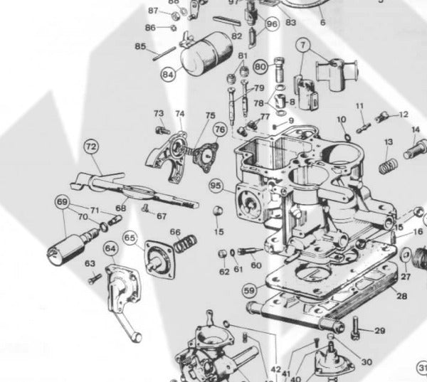 Etouffoir de Ralenti Carburateur WEBER 32 DARA 42